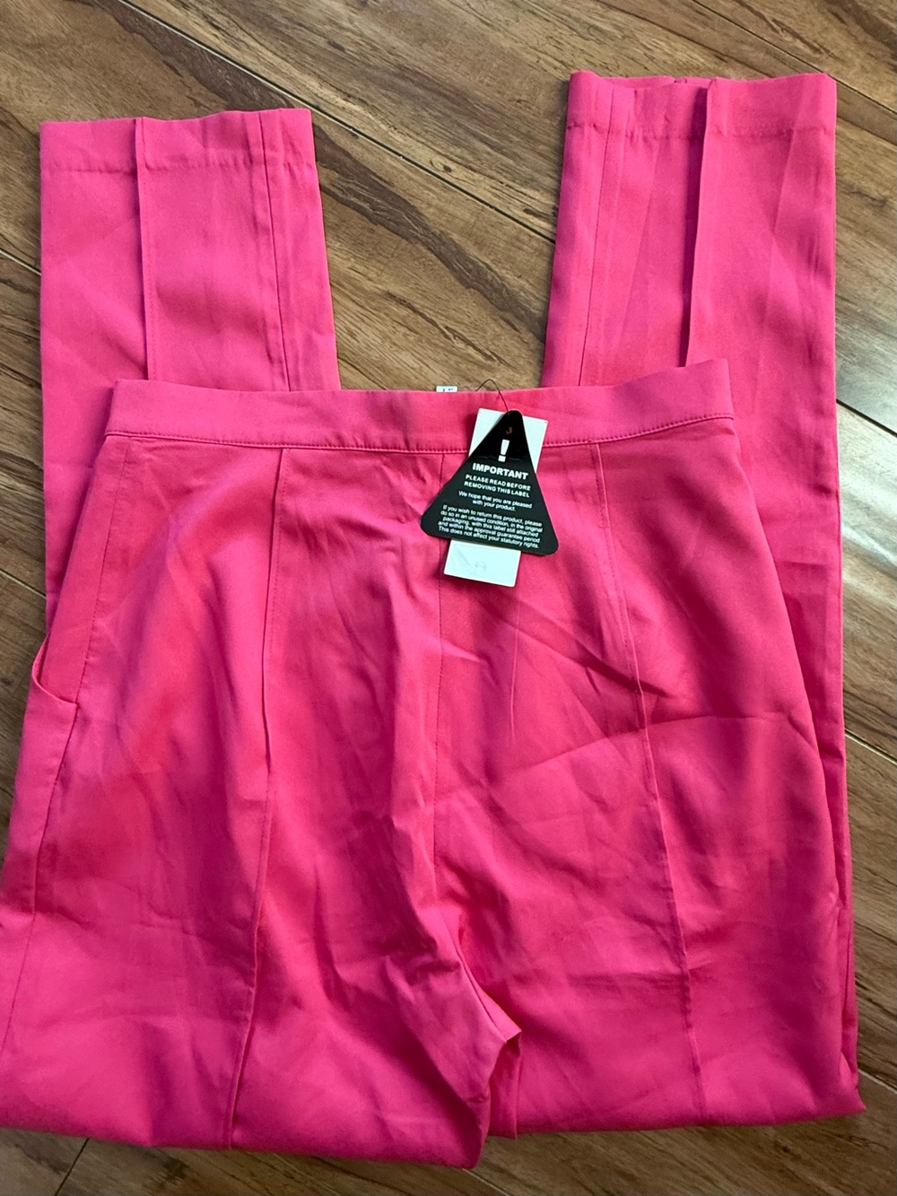 Rare London Hot Pink Trousers - Picture 3 of 4